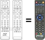 Comandos à distância equivalente Philips 32PW9767