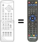 Comandos à distância equivalente Samsung 3F14-00037-050