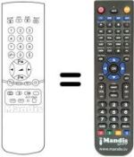 Comandos à distância equivalente Nokia 5124VT