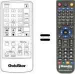 Comandos à distância equivalente LG 597-062F