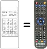 Comandos à distância equivalente Audiosonic KBB1574