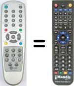 Comandos à distância equivalente LG RZ20LA31