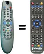 Comandos à distância equivalente Medion MD42211