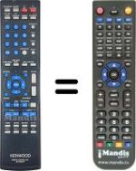 Comandos à distância equivalente Kenwood RCR0517