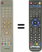 Comandos à distância equivalente Samsung BN59-00343A