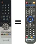 Comandos à distância equivalente Samsung LW17M25CP