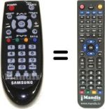 Comandos à distância equivalente Samsung WS28W8VNE8XXEC