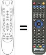 Comandos à distância equivalente RC12.1A