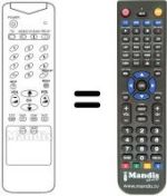 Comandos à distância equivalente Samsung CX6202