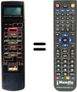 Comandos à distância equivalente Amstrad DD9901
