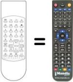 Comandos à distância equivalente Technisat TV55-303