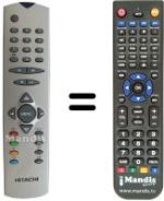 Comandos à distância equivalente Hitachi VS20151670