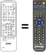 Comandos à distância equivalente Sony KVX-2130B