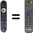 Comandos à distância equivalente LG 6710T00003B
