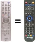 Comandos à distância equivalente JVC PD42B50BU