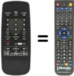 Comandos à distância equivalente Philips VR46507