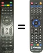 Comandos à distância equivalente PENTAFILM PFLED32SMARTHK
