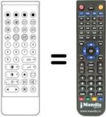 Comandos à distância equivalente RC505