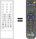 Comandos à distância equivalente RC1000