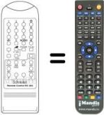 Comandos à distância equivalente RC202