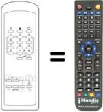 Comandos à distância equivalente SCHNEIDER STV3666