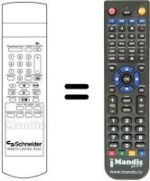 Comandos à distância equivalente RC307