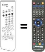 Comandos à distância equivalente RC530