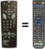 Comandos à distância equivalente Thomson DTH4500