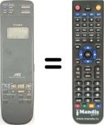 Comandos à distância equivalente JVC HR-D640E