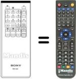 Comandos à distância equivalente Sony KV-1352
