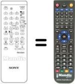 Comandos à distância equivalente Sony KV-27XSTA