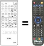 Comandos à distância equivalente Sony KV-21XRU