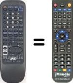 Comandos à distância equivalente JVC RM-SED452TRU