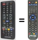 Comandos à distância equivalente Samsung UE46D8090YS/XZG