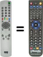 Comandos à distância equivalente Sony KV-29FQ60K