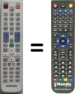 Comandos à distância equivalente Samsung LE46N73BDX/XEU