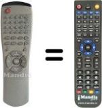 Comandos à distância equivalente Samsung AH59-00063B