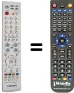 Comandos à distância equivalente Samsung BN59-00618A