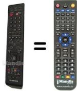 Comandos à distância equivalente Samsung LE52F96BDX