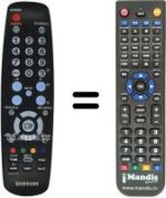 Comandos à distância equivalente Samsung CK14F1Z5X/XEH