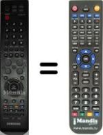 Comandos à distância equivalente Samsung SP50L6HVX / /XEC