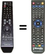 Comandos à distância equivalente Samsung LE40S71B