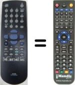 Comandos à distância equivalente Seg VCR5361