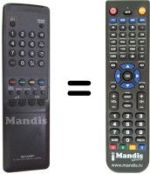 Comandos à distância equivalente Sharp RRMCG1032BMSA