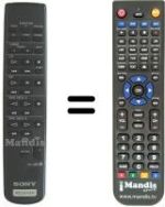 Comandos à distância equivalente Sony STRDE205
