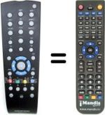 Comandos à distância equivalente Grundig 42-4820