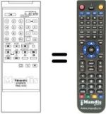Comandos à distância equivalente Panasonic TNQ1412