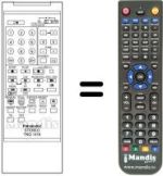 Comandos à distância equivalente Panasonic TNQ1416