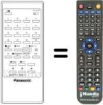 Comandos à distância equivalente Panasonic TNQ1458
