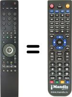 Comandos à distância equivalente Grundig VISION326 3931T 2